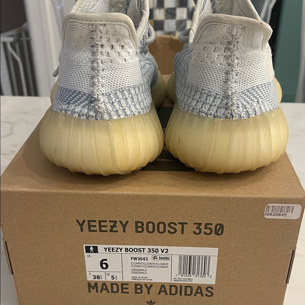 Adidas Yeezy Boost 350 V2 in Gray and Cream